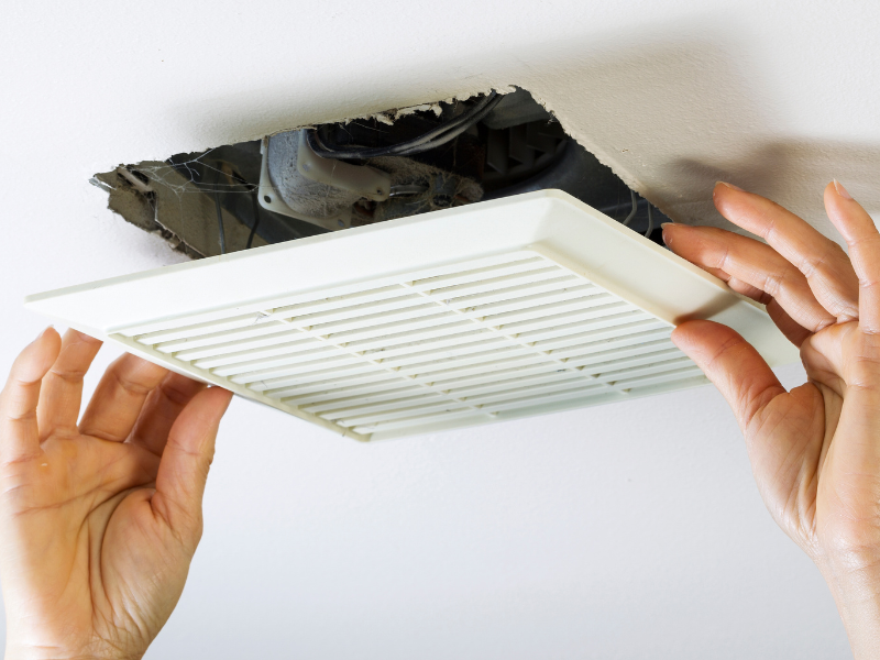 Clean air vents in an Edmonton home.