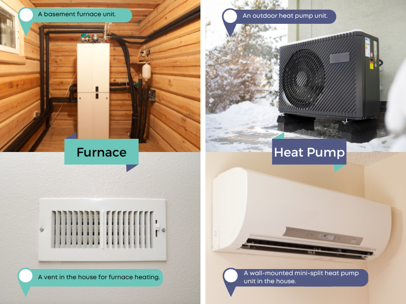 Choosing between a heat pump and furnace for an Edmonton home.