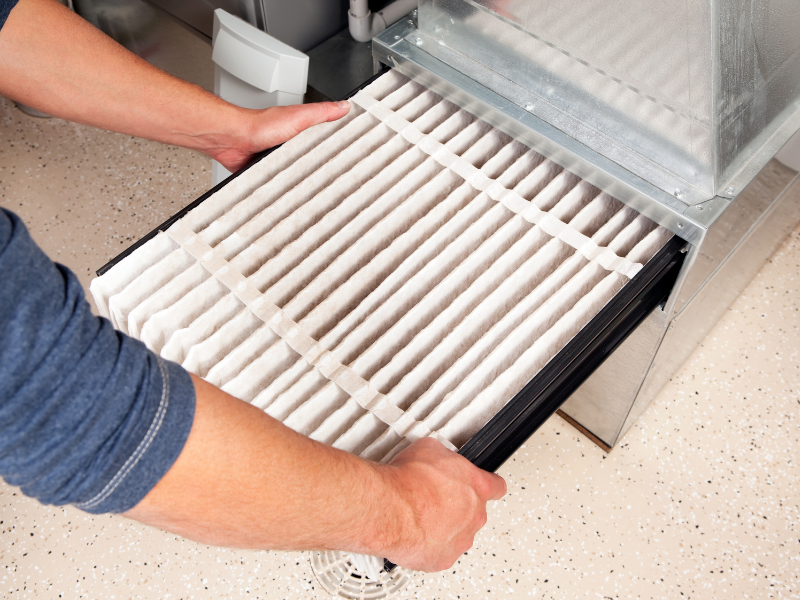 HVAC air filter for better air quality.